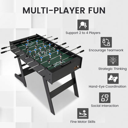 48 Inch Folding Foosball Table - Competition Size
