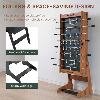 48 Inch Folding Foosball Table - Competition Size
