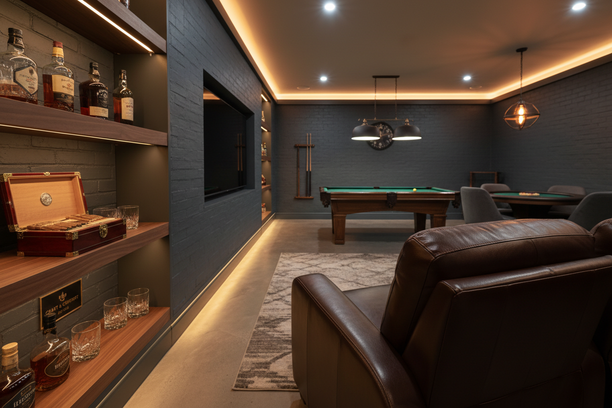 The Ultimate Man Cave Sanctuary